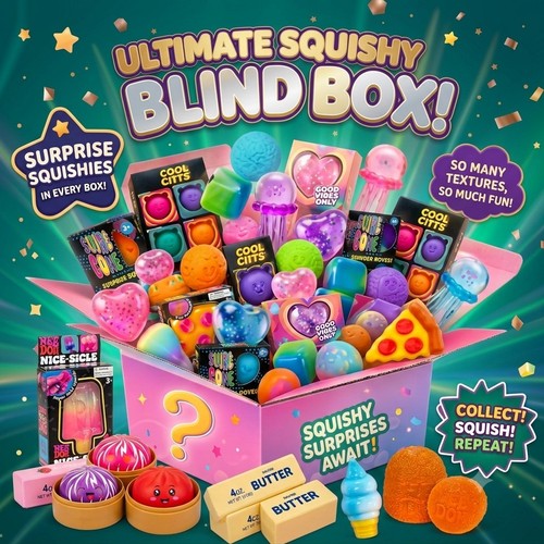 Mystery blindbox squishy - mystery,