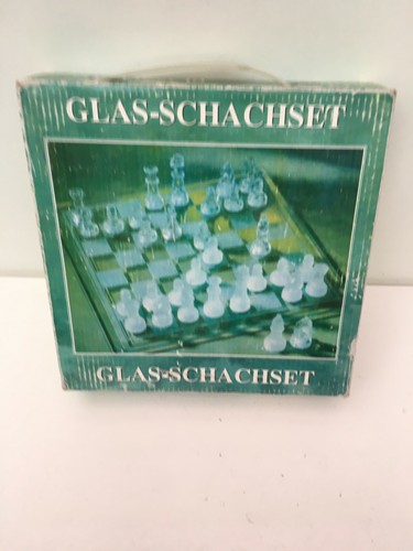 Glas schachset schachspiel - glas,