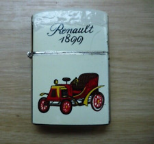 FEUERZEUG Benzin PENGUIN "Renault 1899" (No. 111957) Sturmfeuerzeug Vintage