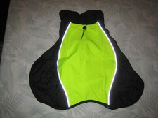 Hunderegenjacke, Gelb/Schwarz, Größe XL