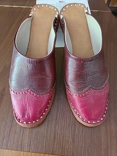 Damen Leder indische handgefertigte ethnische Freizeit Clogs Schuhe Sandalen Hausschuhe Pantoletten