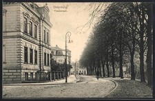 Ansichtskarte Oldenburg / O., Fahrradfahrer am Theaterwall 1912 