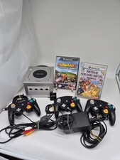 ➡️ Nintendo GameCube Silber + 3 Controller + Zubehörpaket Mario Kart+Smash Bros