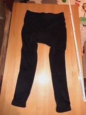 lange Damen Radhose in schwarz