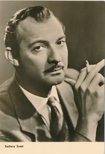 Zachary scott autogrammkarte - zachary,