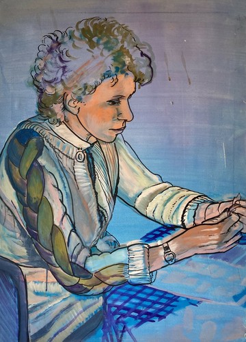 ölbild brigitte tietze - brigitte,