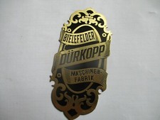 Typenschild Messing Schild