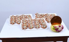 *~* Tablett  mit   Motiv Lebkuchen , Handarbeit für das Puppenhaus 1 *~*