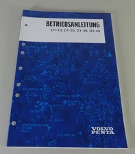 Betriebsanleitung Volvo Penta