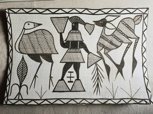 Handgemaltes tribal kunstwerk - handgemaltes, tribal-kunstwerk