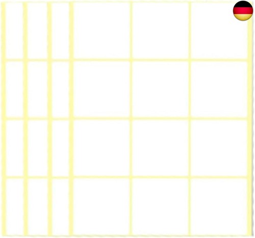 180 stück 50x50mm etiketten - 180,