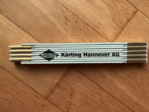 Zollstock mit werbung - mit,