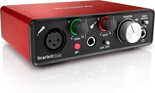 Focusrite scarlett solo 2nd - scarlett,