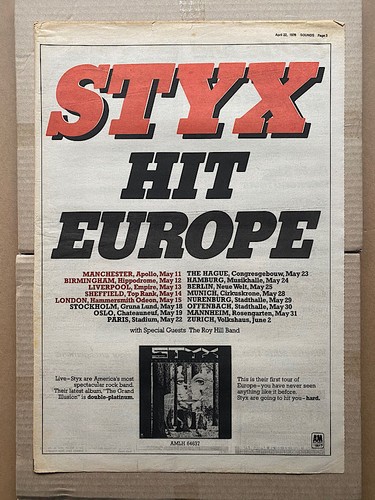 Styx grand illusion tour - styx,