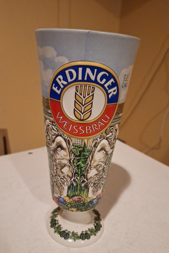 Erdinger weißbier bier krug - erdinger,