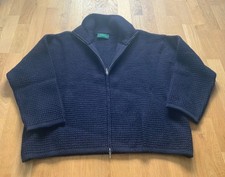 OMEN Thomas  i Punkt Strickjacke, gerippt, dunkelblau