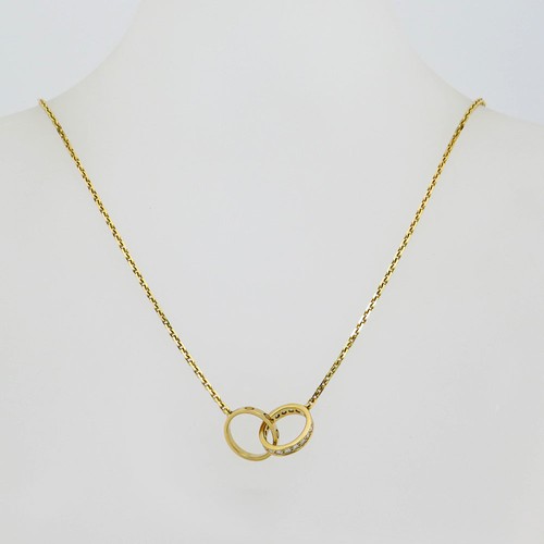 Cartier love anhänger halb - love,