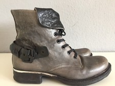 Airstep coole Boots Stiefeletten grau Biker-Look Gr. 38