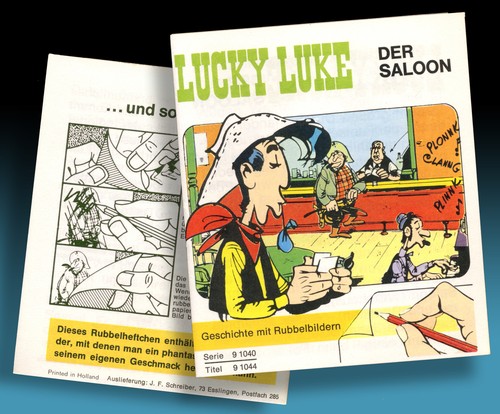 Lucky luke rubbelbild - luke, heft