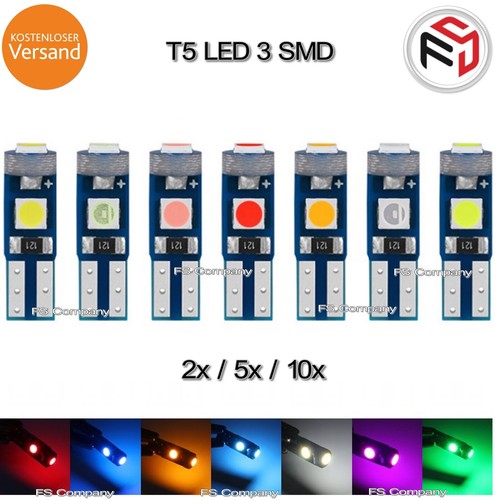 10x super helle 3 smd - t5,