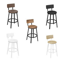 WOLTU 2/4/6x Barhocker Barstühle Bistrohocker mit Lehne Fußstütze Metallgestell