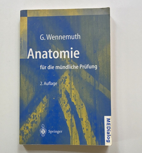 Springer wennemuth anatomie - g.,