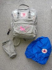 Fjäll Räven  Rucksack mit viel Zubehör