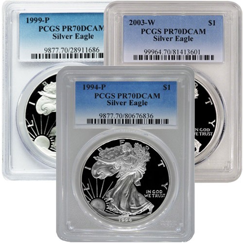 Proof american silver - american,