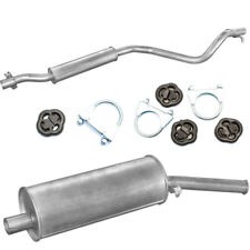 Mitteltopf Endtopf Auspuff + Zubehör für VW Golf I, VW Scirocco 1.6 GTi, GLi