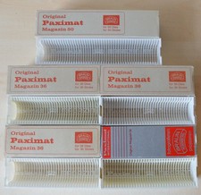 5x original Braun Paximat Dia Magazine mit Schachtel und Deckel