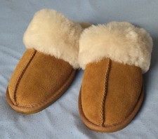 Damen Pantoffeln Echtes Leder