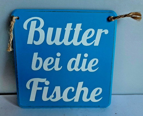 Holz schild butter - holz,