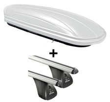 Dachbox MAA460L weiß+Alu