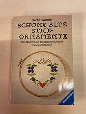 Schöne alte Stick-Ornamente -