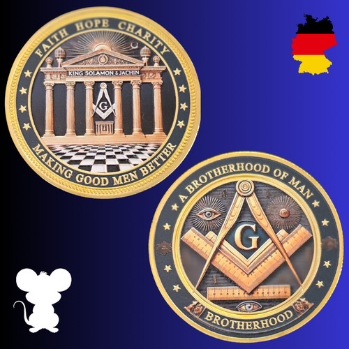 Münze freimaurer - (no.153), 📐freimaurer