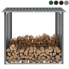 Brennholzlager Kaminholzregal Außen Brennholzregal Feuerholzregal Stapelhilfe