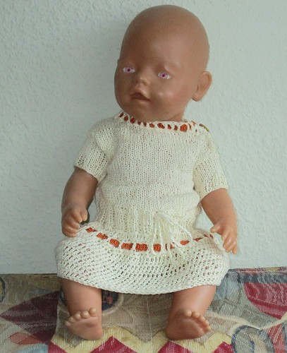 Puppenkleidung 2tlg kleid - puppenkleidung,