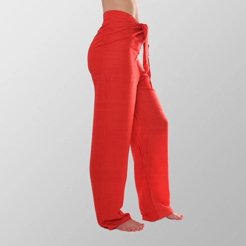 Baumwollhose rot unisex - baumwollhose,