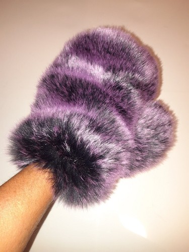 Pelz massage handschuh - pelz,