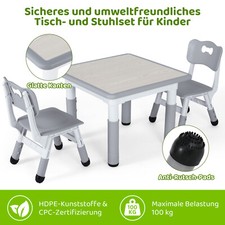 3tlg Kindertisch +2 Stühlen