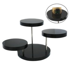  Acrylring-Displayständer Rundringschmuck Rotierender Ring-Displayständer mit