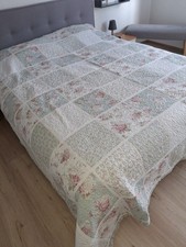 Tagesdecke Bettüberwurf Vintage Shabby Landhaus 265cm x245cm