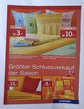Karstadt Werbeprospekt 2006 - Schlussverkauf - Bett-, Tischwäsche, Haushalt