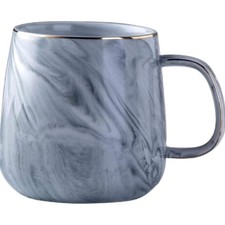 Porzellan Kaffeetasse Keramiktasse Marmor Teetasse Espressotassen 320ml Kakao...