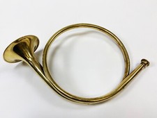 POST HORN groß, Messing