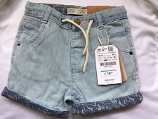 ZARA Baby Junge Denim Kollektion elegante jeansblaue Shorts 12-18 Monate 86 cm neu mit Etikett