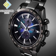 CITIZEN ATESSA AT8286-65E LAYER of TIME Limited Titanium Radio Solar Watch 42mm