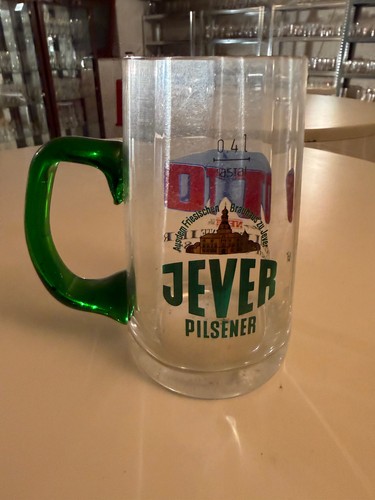 Jever bierglas mit - bierglas, henkel