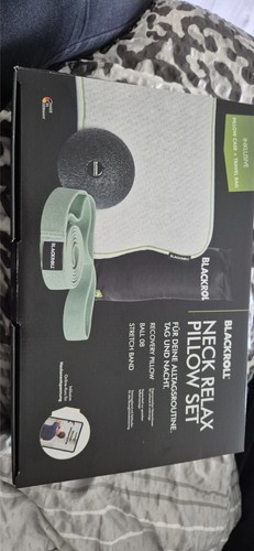 Black roll neck pillow set - roll,