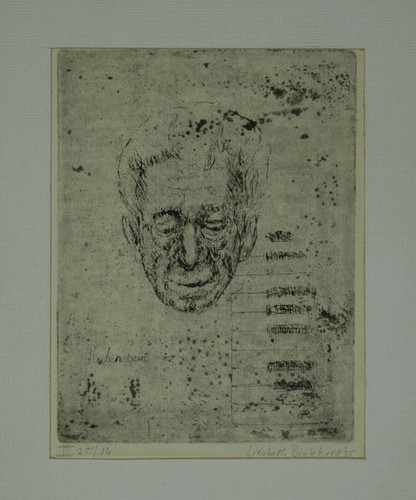 Rubinstein radierung unten - radierung.,